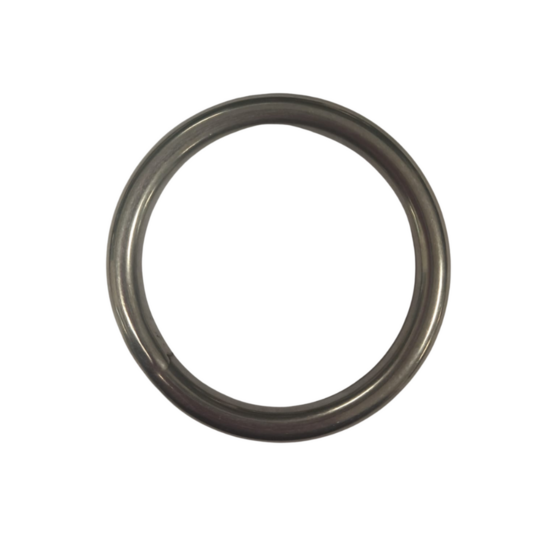 Metalen RVS ophangring &Oslash;73 mm