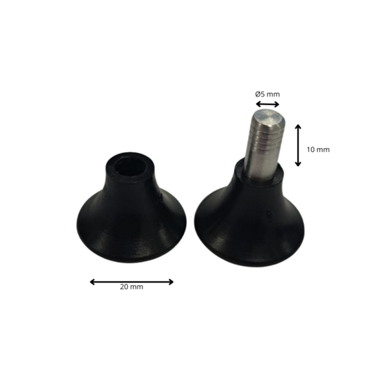 afmetingen kettingplug met metalen pen
