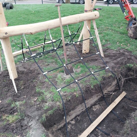 robinia ankers van B-Play Robinia Klimnet Parcours Openbaar - Module 8