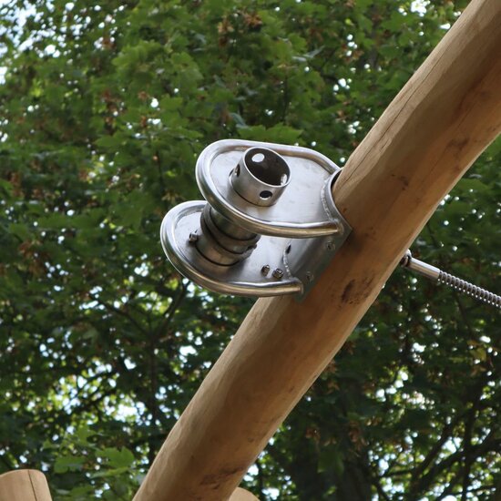 kabelspanner B-Play Robinia Kabelbaan met Platform Openbaar