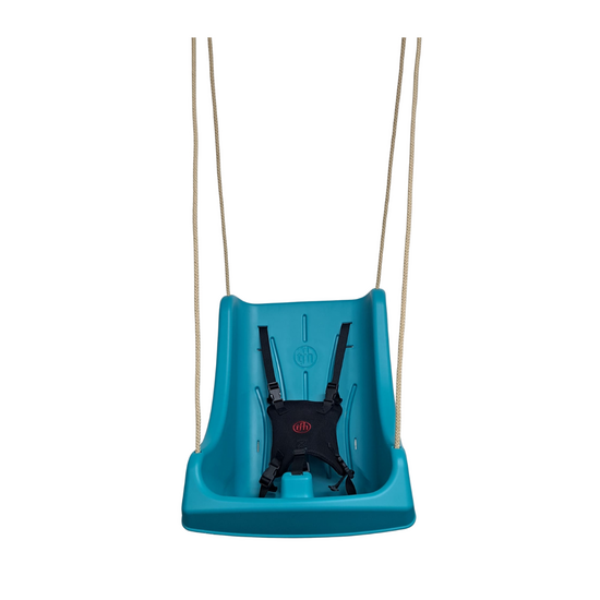 Kunststof Schommelkuip turquoise voor *Tiener** met een handicap/beperking