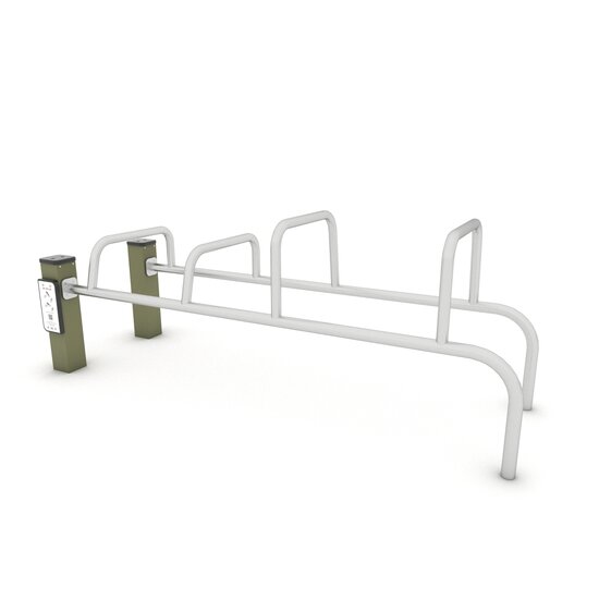 Outdoor Workout Dip Bench Khaki Groen