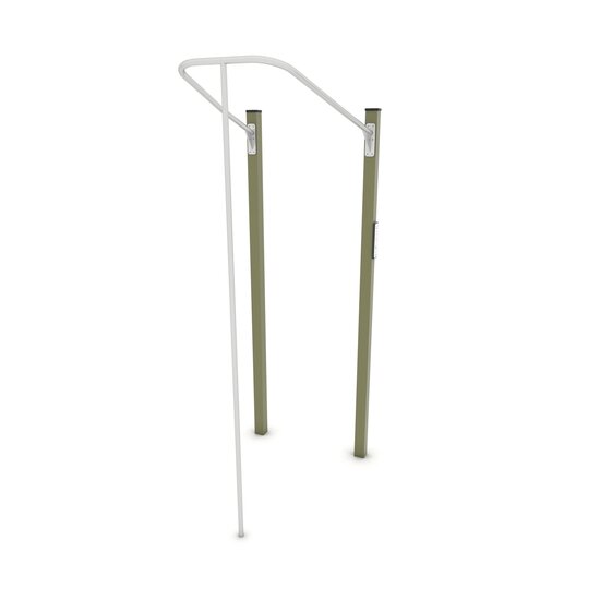 Outdoor Workout Human Flag Bar Khaki Groen