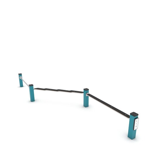 Outdoor Workout Balance Beam Turquoise