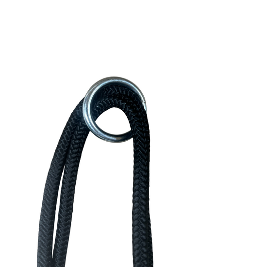 ophangring van B-Play Babyschommel Luxe Antraciet met BR Touwen Zwart