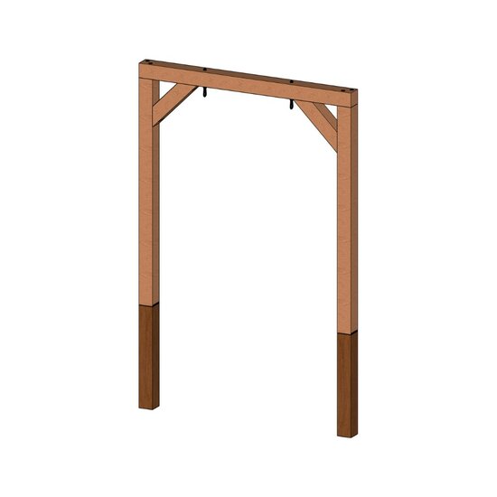 Douglas Schommel Modern 2 haken Extra Breed Onbehandeld Combi-hout