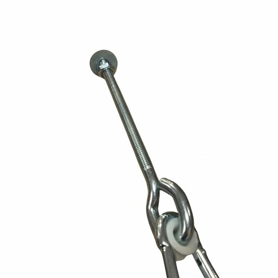 draad van B-Play Schommelhaak met Karabijnhaak en Volledig Draad M12 180 mm