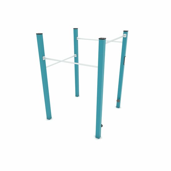 Outdoor Workout Pull Up Station Turquoise