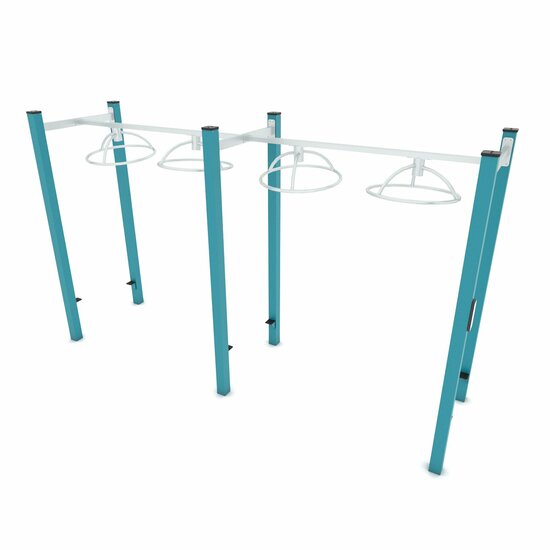 Outdoor Workout Rotating Bridge Turquoise