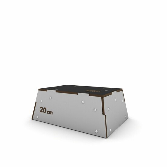 Outdoor Workout Step Up Box Set 4-delig Grijs kleinste step up box