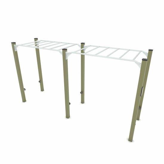 Outdoor Workout Dubbele Apenbrug Khaki Groen