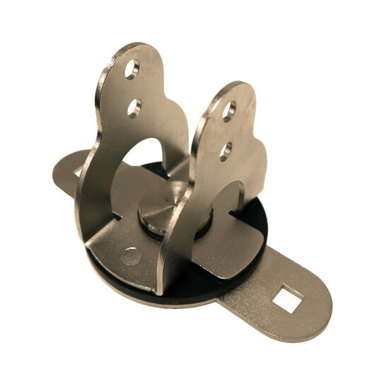 Bevestigingsplaat Telescoop X RVS