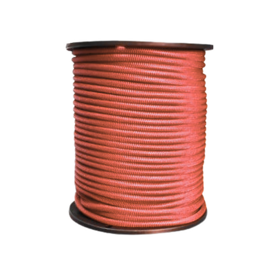 Rood bevestigingselastiek voor zandbaknet