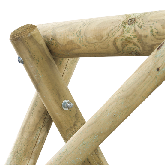 Houten schommel Eline constructie