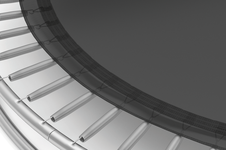 Springmat Akrobat Trampoline Primus Flat To The Ground