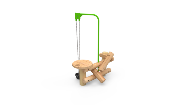 Andere zijde van de Eco-Play Robinia Zandtakel 