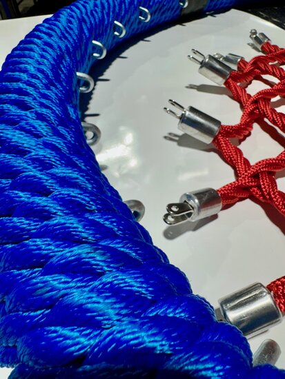 Los Binnennet Zwart voor Nestschommel Eco-Design Openbaar &Oslash;120cm