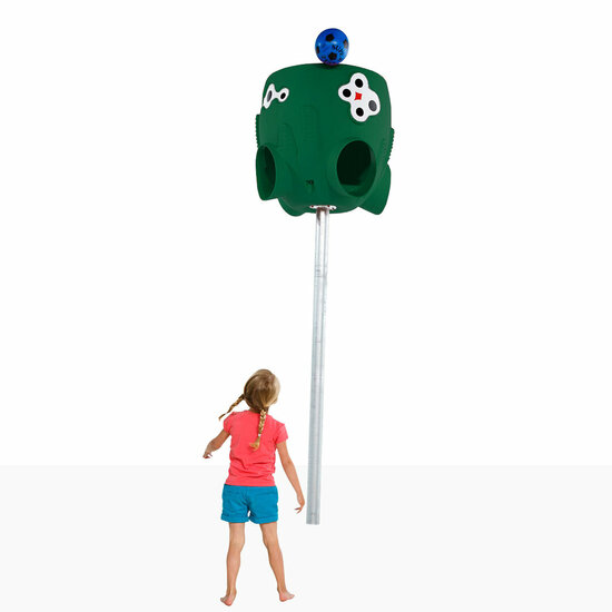 Losse Balkorf Octopus Groen met metalen paal