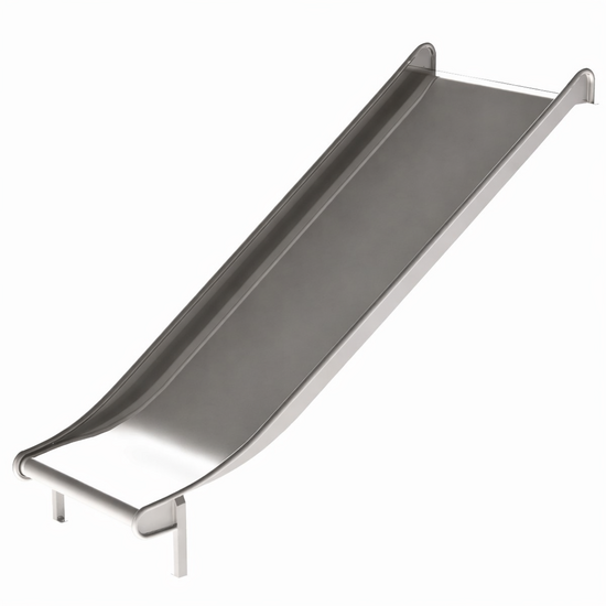 RVS Glijbaan Breed Premium Platformhoogte 90 t/m 100 cm