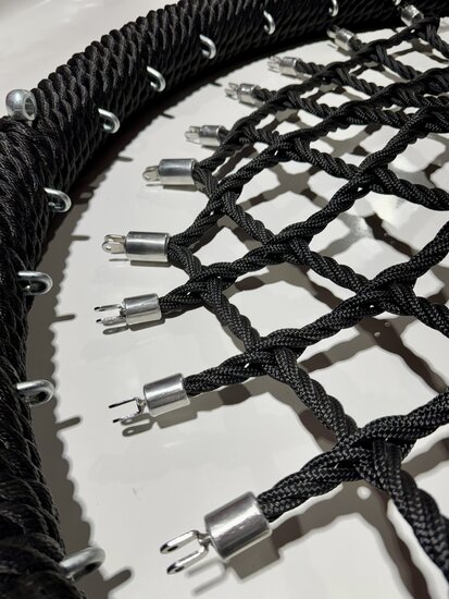 Los net van de Nestschommel Zwart Eco-Design Openbaar &Oslash;120cm