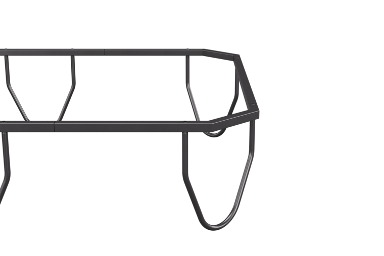 frame van Akrobat Trampoline Primus Challenger PLUS 330x250 cm met veiligheidsnet