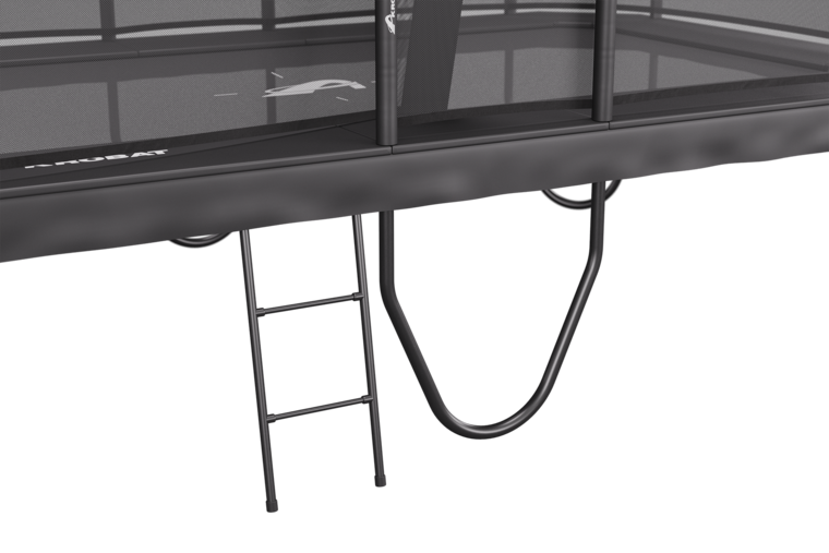 trapje van Akrobat Trampoline Primus Challenger PLUS 430x305 cm met veiligheidsnet