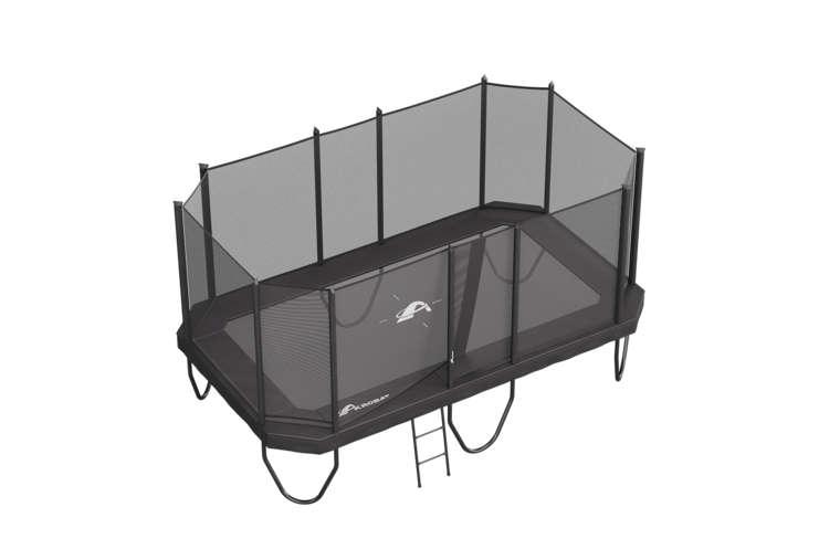 Akrobat Trampoline Primus Challenger PLUS 430x305 cm met veiligheidsnet