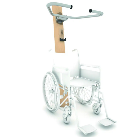 Mogelijkheden voor een rolstoel bij het fitnesstoestel flex wheel