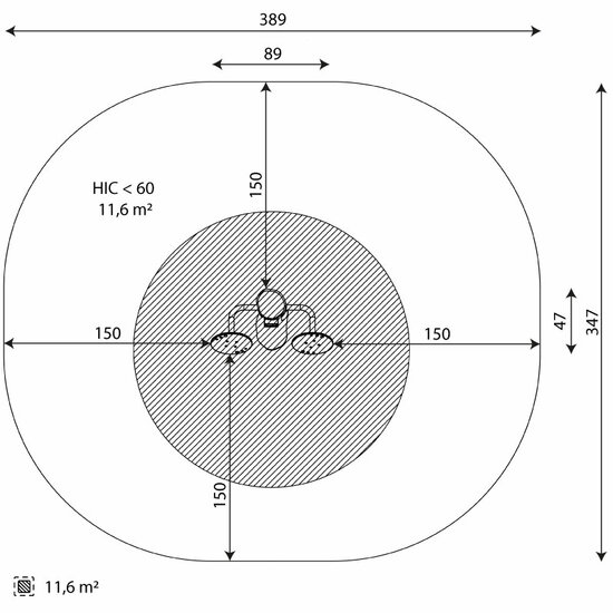 Ametingen vrije ruimte Robinia Outdoor Fitnesstoestel Tai Chi Spinner