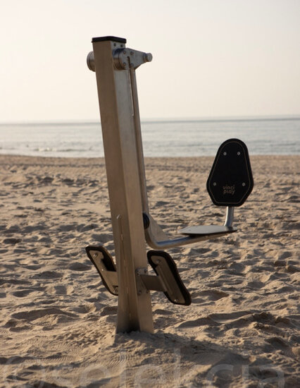 Sfeerfoto van de leg press