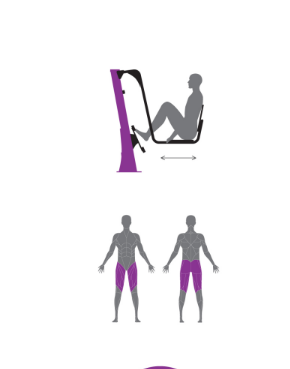 Oefeningen voor op het fitnesstoestel leg press