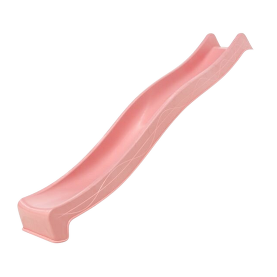 pastel roze glijbaan