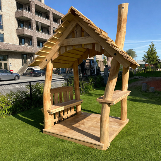 B-Play Robinia Speelhuisje Marla met Platform Openbaar