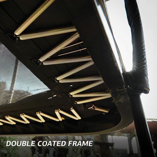 Dubbel gecoat frame van de trampoline