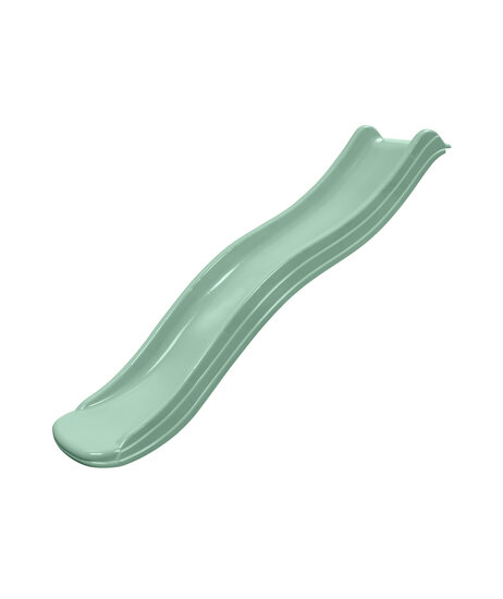 pastel groene glijbaan