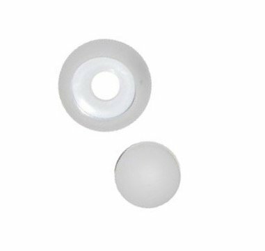 20 stuks - Afdekdop 2-delig  voor Bouten en Moeren Wit *M8/M10**
