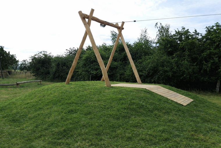 Robinia Kabelbaan met startplateau