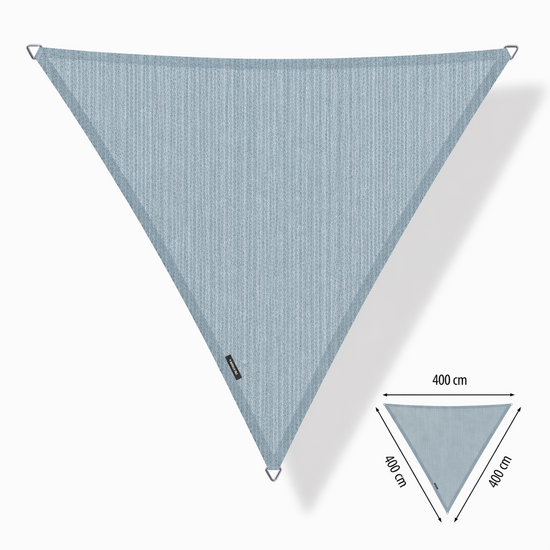 Schaduwdoek driehoek 4x4x4 m Country Blue (UV-werend)