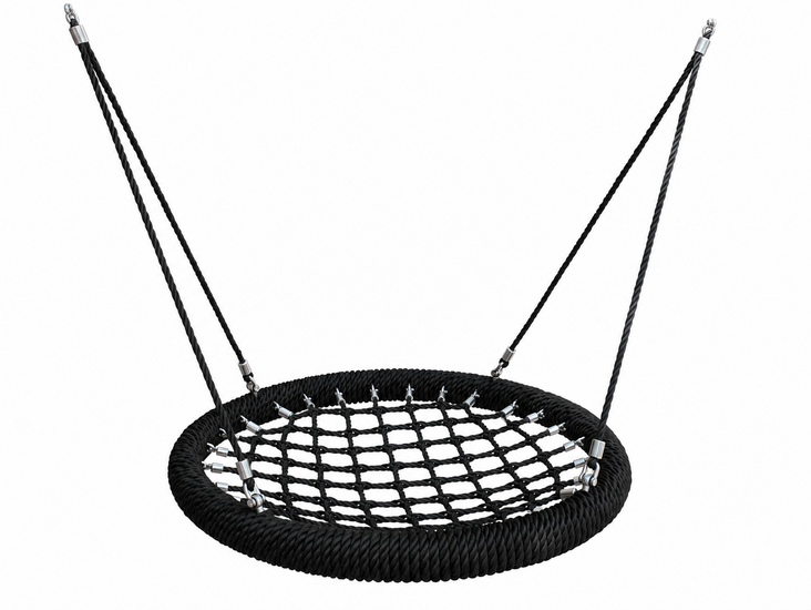 Nestschommel Zwart Eco-Design Openbaar &Oslash;120cm