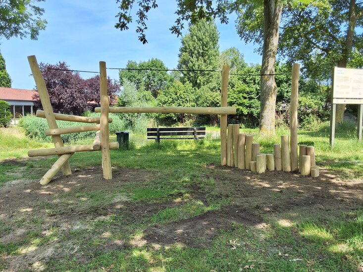 Sfeerfoto Eco-Play Robinia Ravijnbrug met Stappalen Openbaar