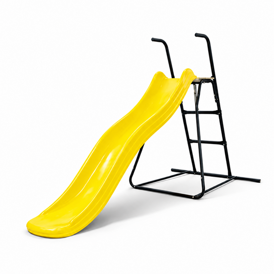 Tweeb glijbaan met ladder geel