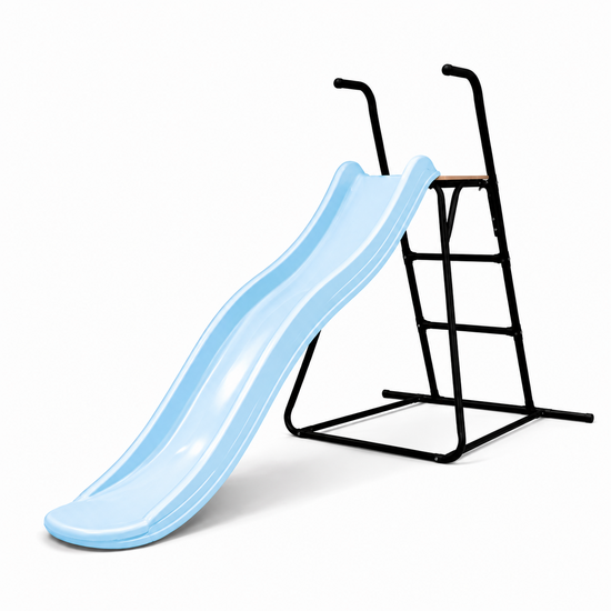 Glijbaan Tweeb met ladder pastel blauw