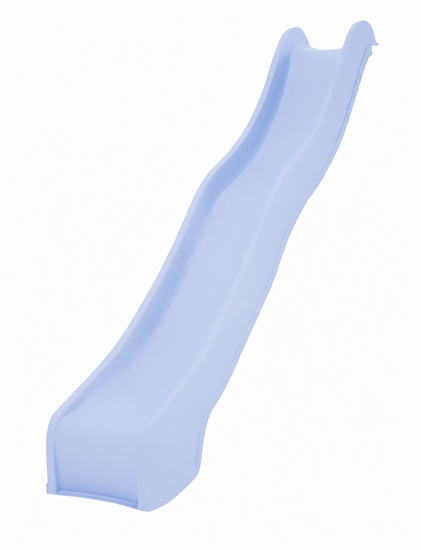 Losse glijbaan Pastel Blauw 300 cm voor Platformhoogte 135 -150 cm