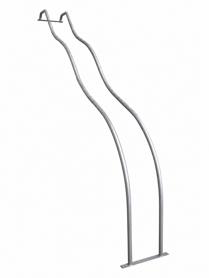 Glijpalen RVS platformhoogte 150cm - 200cm