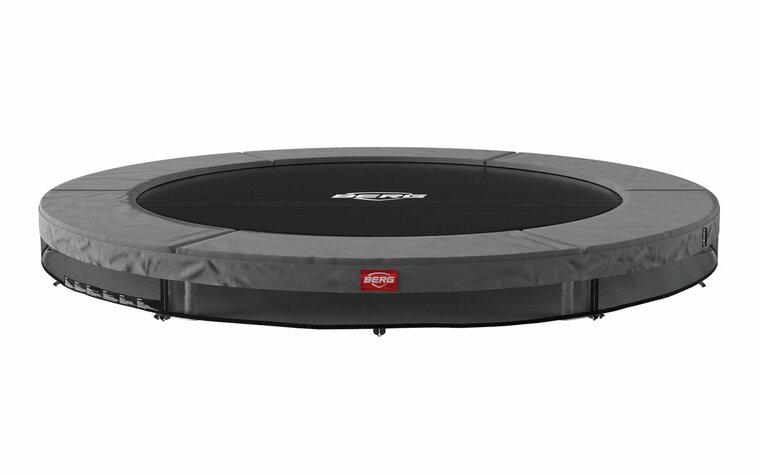 BERG SPORTS Favorit InGround Trampoline - 200 cm - Antraciet Grijs