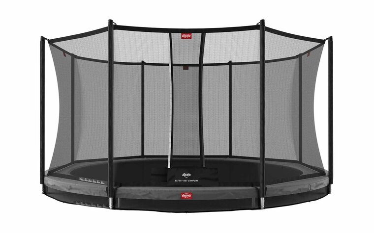 BERG Favorit InGround Trampoline - 330 cm - Safety Net Comfort - Antraciet Grijs