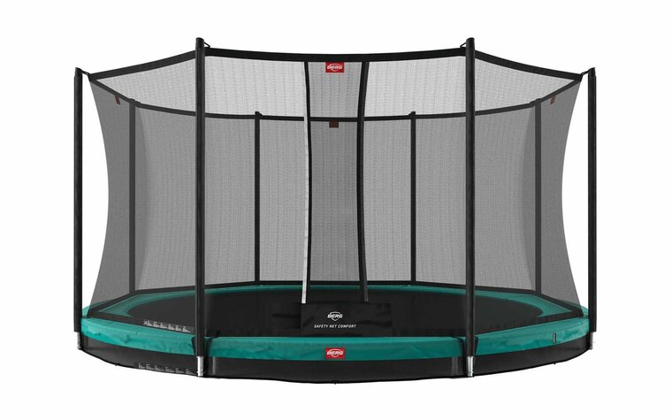 BERG Favorit InGround Trampoline - 430 cm - Safety Net Comfort - Groen