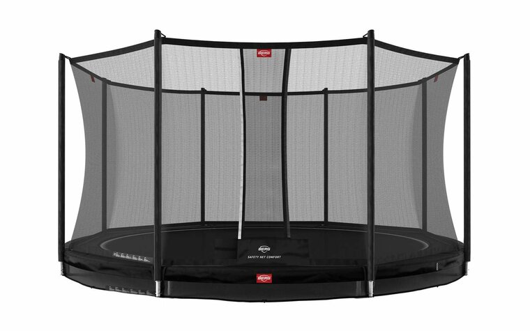BERG Favorit InGround Trampoline - 430 cm - Safety Net Comfort - Zwart