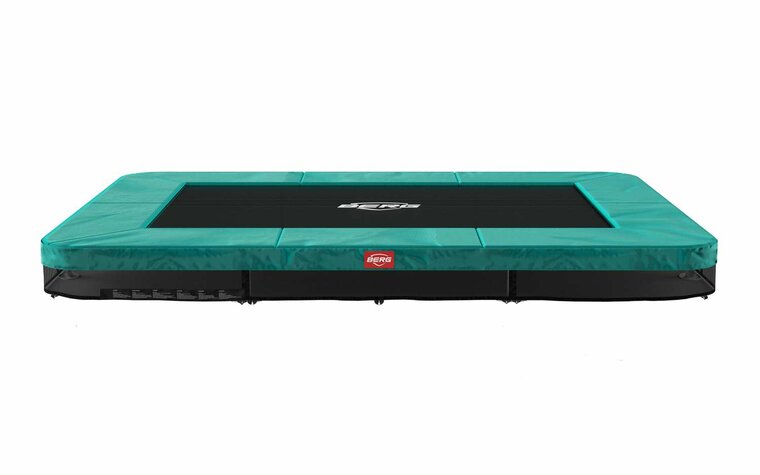 BERG SPORTS Ultim Favorit InGround Trampoline - 280 x 190 cm - Groen