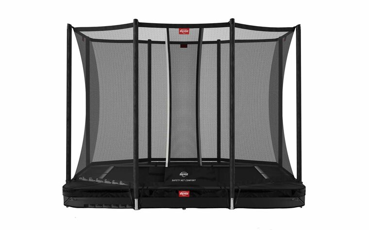 BERG Ultim Favorit InGround Trampoline - 280 x 190 cm - Safety Net Comfort - Zwart